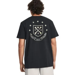 Under Armour Mens Project Rock T-Shirt in Black