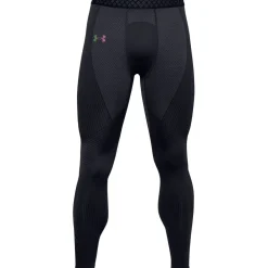 Under Armour Mens Rush Seamless Leggings in Black