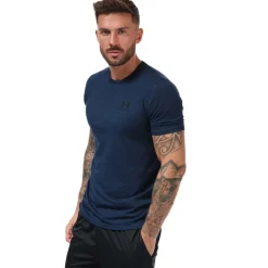 Under Armour Mens Sportstyle Left Chest Short Sleeve T-Shirt in Navy