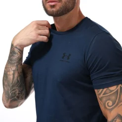 Under Armour Mens Sportstyle Left Chest Short Sleeve T-Shirt in Navy