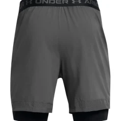 Under Armour Mens Vanish 2 In 1 Shorts in Grey