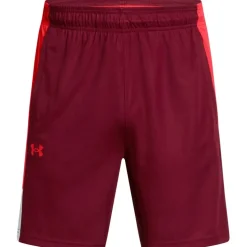 Under Armour Mens Zone 7 Shorts in Red