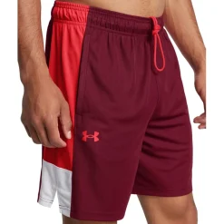 Under Armour Mens Zone 7 Shorts in Red