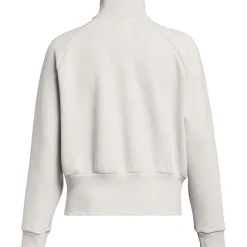 Under Armour Mock Neck Fleece Long Sleeve Sweatshirt in White