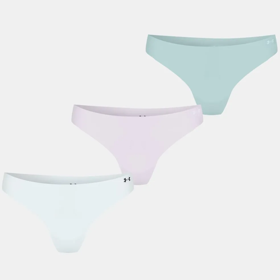 Under Armour No Show Thong 3pk in Multi