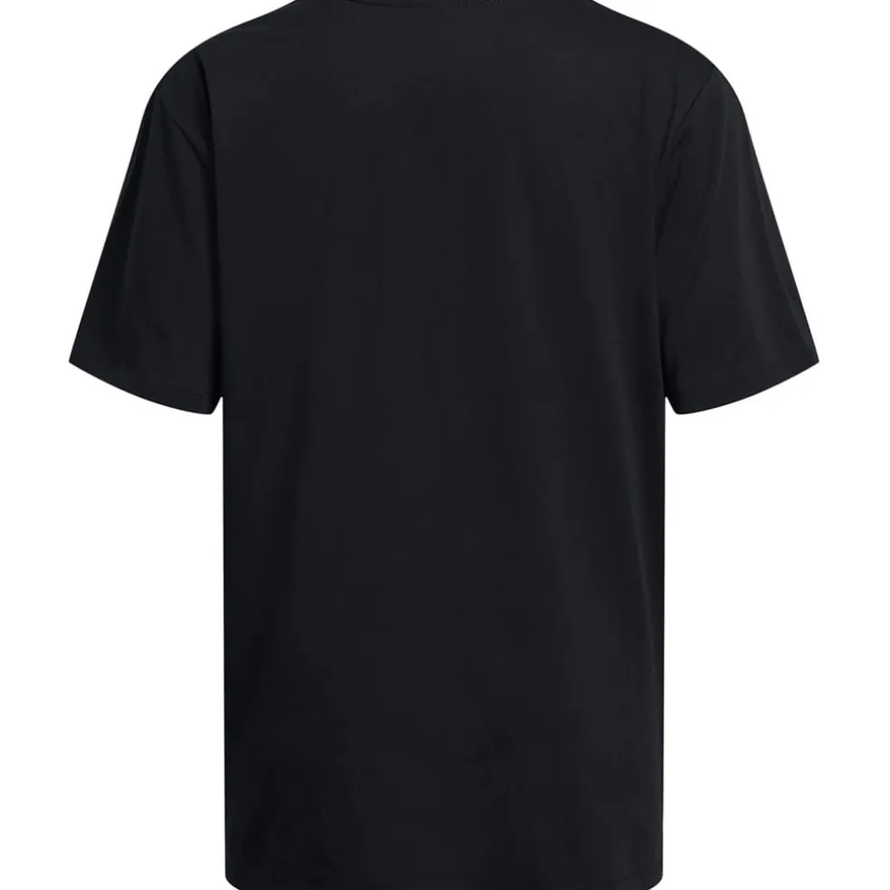 Under Armour Oversize Fit Crew Neck Short Sleeve T-Shirt in Black