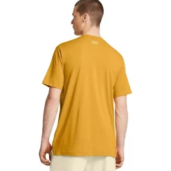 Under Armour P Rk Md Nt Brn ss in Yellow