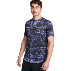 Under Armour Pro Train Printed Crew Neck T-Shirt in Blue
