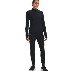 Under Armour Qualifier 2.0 Half Zip Running Top Ladies in Black