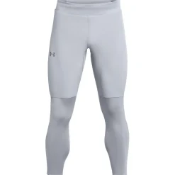 Under Armour Qualifier Tight Logo Running Pants in Grey
