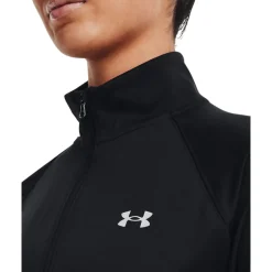 Under Armour Reflective Tech 1/4 Zip Top in Black