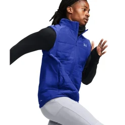 Under Armour Regular Fit Mock Neck Storm Vest in Blue