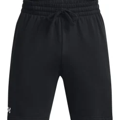 Under Armour Rival Cotton Shorts in Black