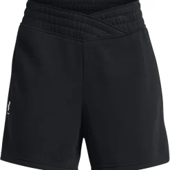 Under Armour Rival Terry Running Shorts with Elasticated Waistband in Black