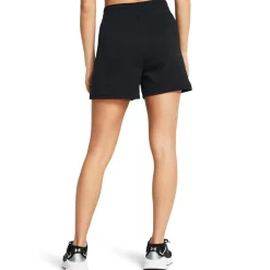 Under Armour Rival Terry Running Shorts with Elasticated Waistband in Black
