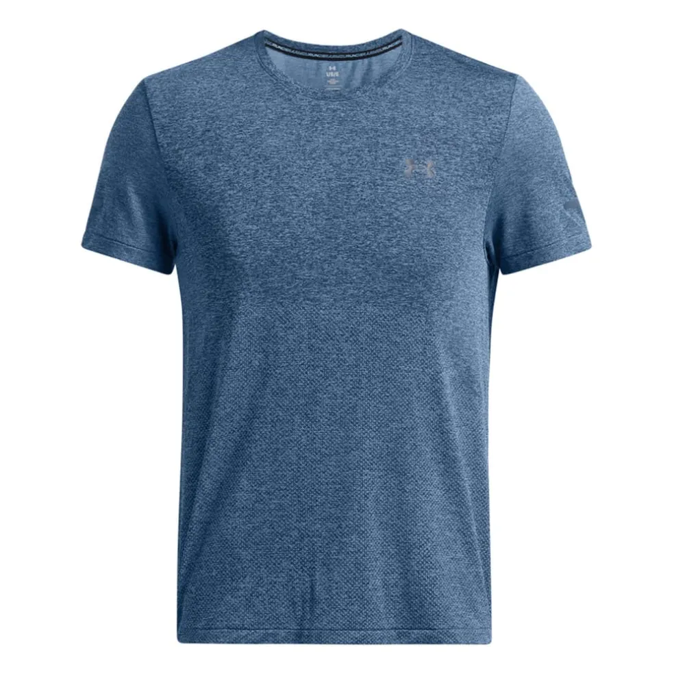 Under Armour Seamless Stride T-Shirt in Blue