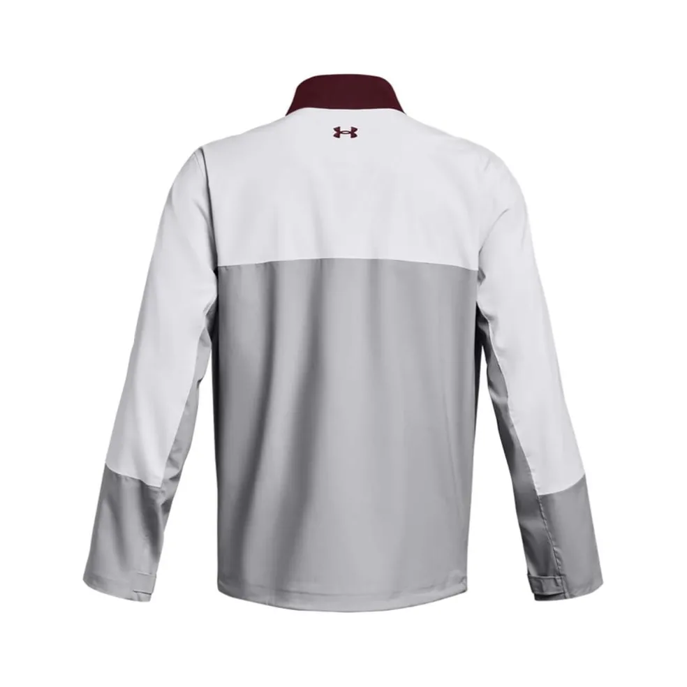 Under Armour Stormproof 3.0 Waterproof Jacket in red maroon