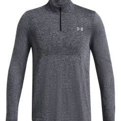 Under Armour Stride Zip Neck Regular Fit Sweatshirt in Purple