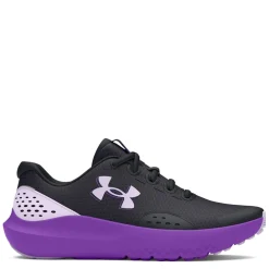 Under Armour Surge 4 Low Top Running Sneakers in Black
