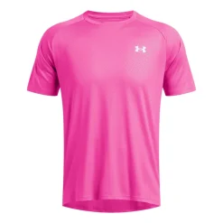 Under Armour Tech Emboss T-Shirt in Pink