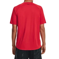 Under Armour Tech Print Fill Short Sleeve T-Shirt in Red