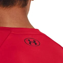Under Armour Tech Print Fill Short Sleeve T-Shirt in Red