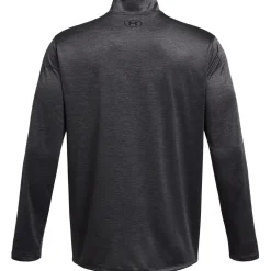 Under Armour Tech Regular Fit Zip Neck Long Sleeve Top in Grey