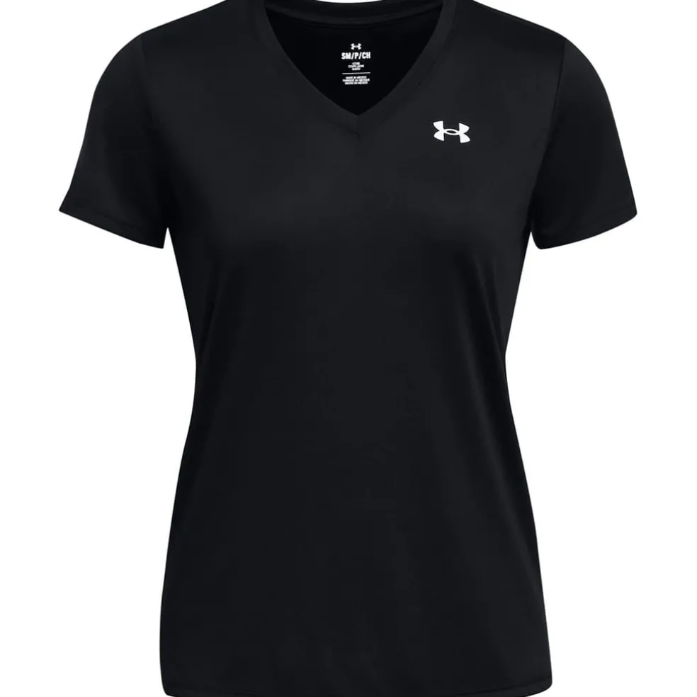 Under Armour Tech Solid T-Shirt Ladies in Black