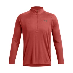 Under Armour Tech Textured Half-Zip Top in Orange