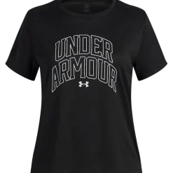 Under Armour Tech Varsity Ss Jn54 in Black