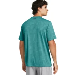 Under Armour Tech Vent Geotessa T-Shirt in Blue