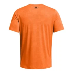 Under Armour Tech Vent Geotessa Short Sleeve T-Shirt in Orange