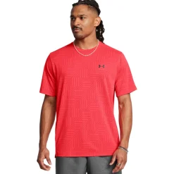 Under Armour Tech Vent Geotessa T-Shirt in Red