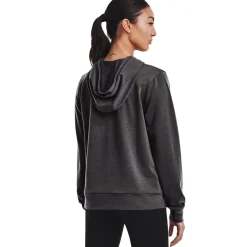 Under Armour Terry Hooded Relaxed Fit Sweatshirt in Grey