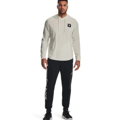 Under Armour Terry Rock Hooded Sweatshirt Tops in White