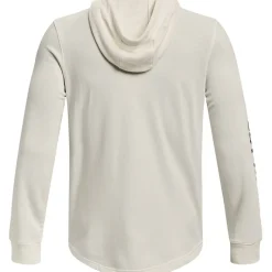 Under Armour Terry Rock Hooded Sweatshirt Tops in White