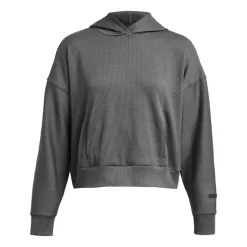 Under Armour UA Journey Rib Oversized Hoodie in Grey