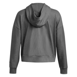 Under Armour UA Journey Rib Oversized Hoodie in Grey