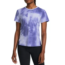 Under Armour UA Launch Elite Printed T-Shirt in Purple