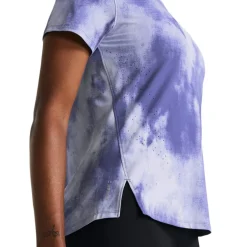Under Armour UA Launch Elite Printed T-Shirt in Purple