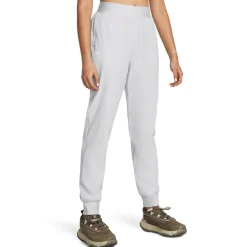 Under Armour UA Rival High-Rise Woven Pants in Grey