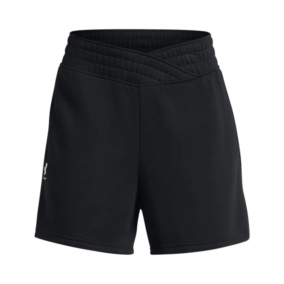Under Armour UA Rival Terry Shorts in Black