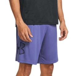 Under Armour UA Tech Graphic Shorts in Purple