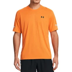 Under Armour UA Tech Utility Short Sleeve T-Shirt in Orange