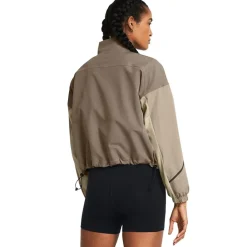 Under Armour Unstoppable High Neck Performance Jacket in Brown
