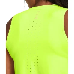 Under Armour Womens Armour Ua Launch Elite Tank Running Vest in Yellow