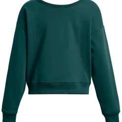 Under Armour Womens Armour Pjt Rck Hw Terry Ls Q1 Sweatshirt in Blue