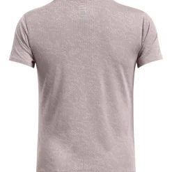 Under Armour Womens Armour Ua Launch Camo Shortsleeve Running Top in Grey