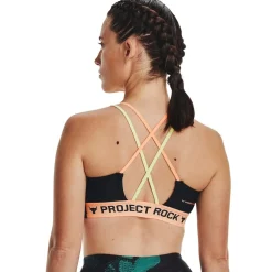 Under Armour Womens Armour Pjt Rck Crsbck Pt Bra Fam Medium Impact Sports in Green