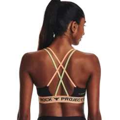 Under Armour Womens Armour Pjt Rck Crsbck Pt Bra Fam Medium Impact Sports in Green